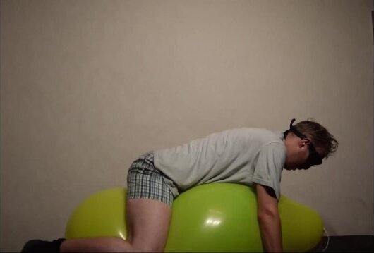 Balloon aufblasen darauf wichsen