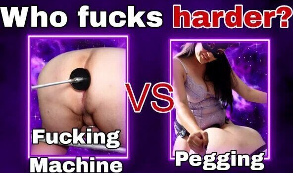 Pegging Fucking Machine Fucks Harder Femdom Strap Real Couple Amateur Homemade Milf Step