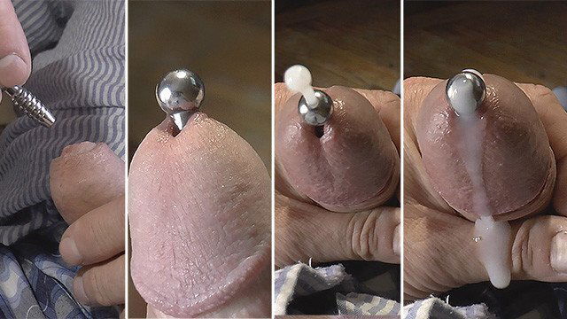 Trianon cumshot #338. Дрочу уретральным болтом