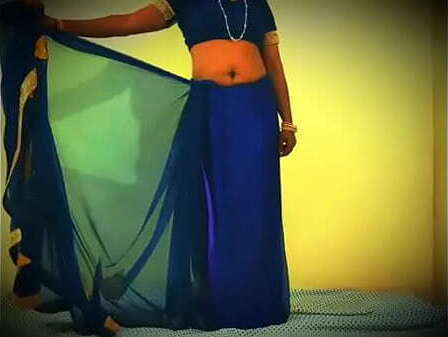 Sexy Indian girl exposing beautiful body saree