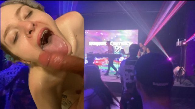 TAKE HOME HORNY TEEN FROM RAVE & ENDS UP SUCKING MY DICK IN THE SHOWER