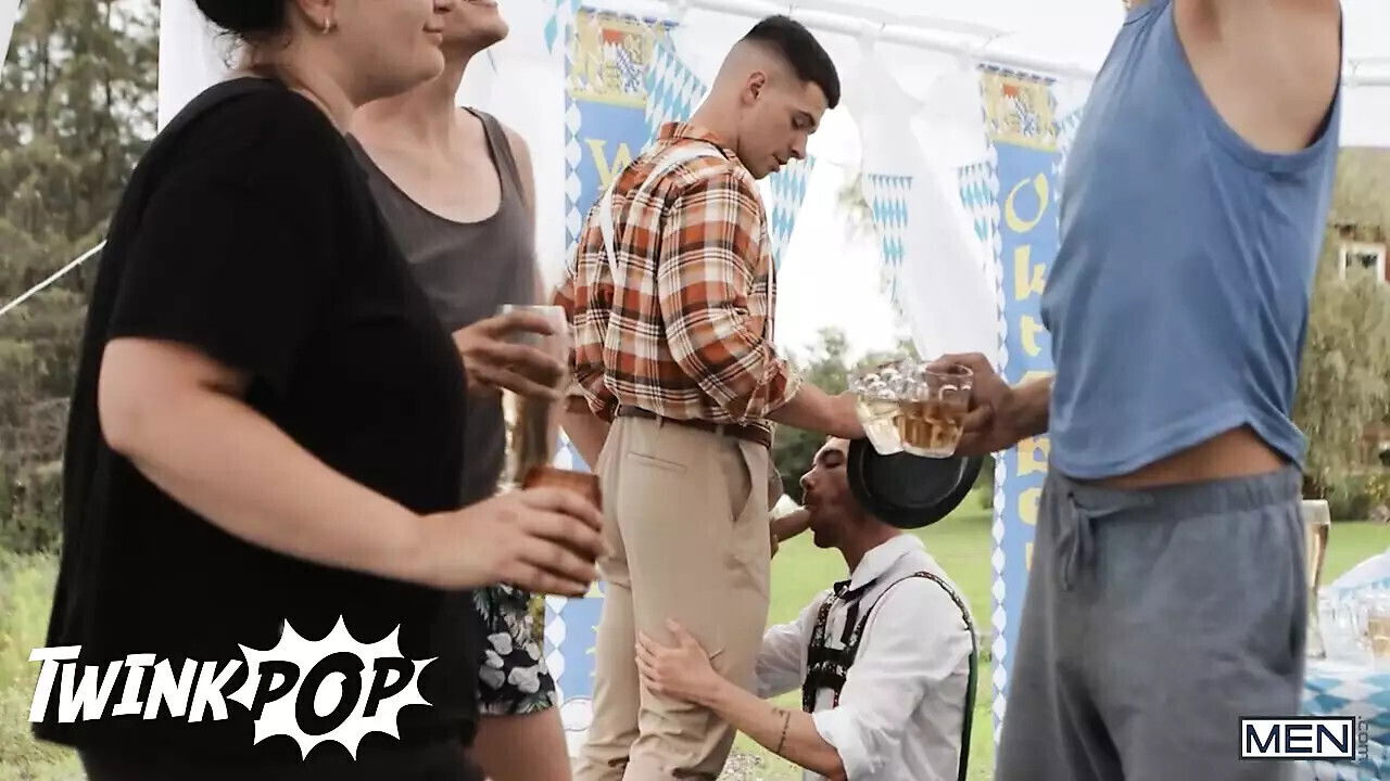 Malik Delgaty Spots King Heart Oktoberfest Celebrating Together Back Room TWINKPOP