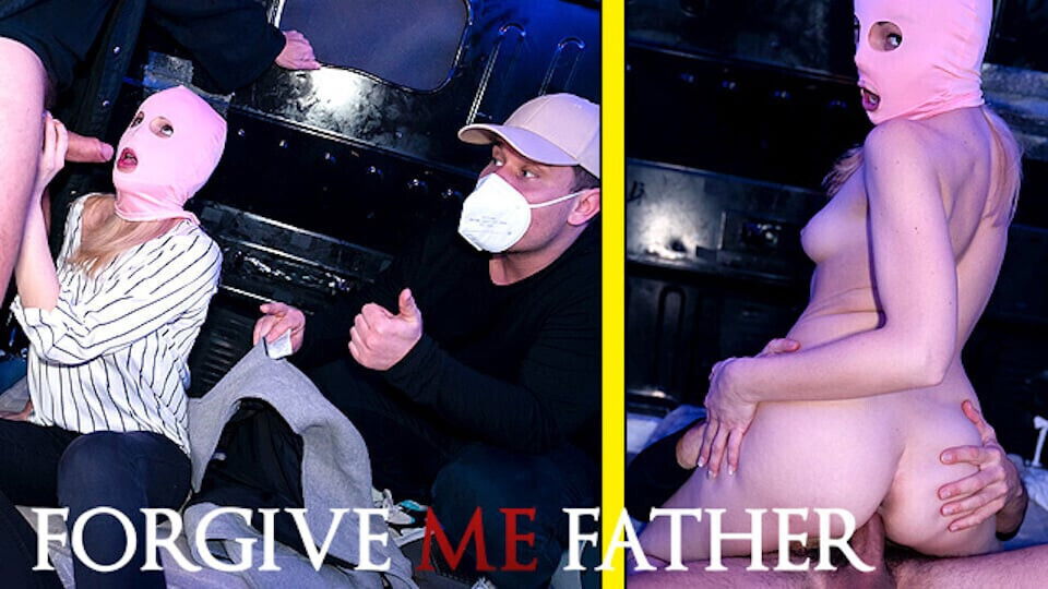 Cheating Czech blonde fucked hard stranger while cuckold husband watches