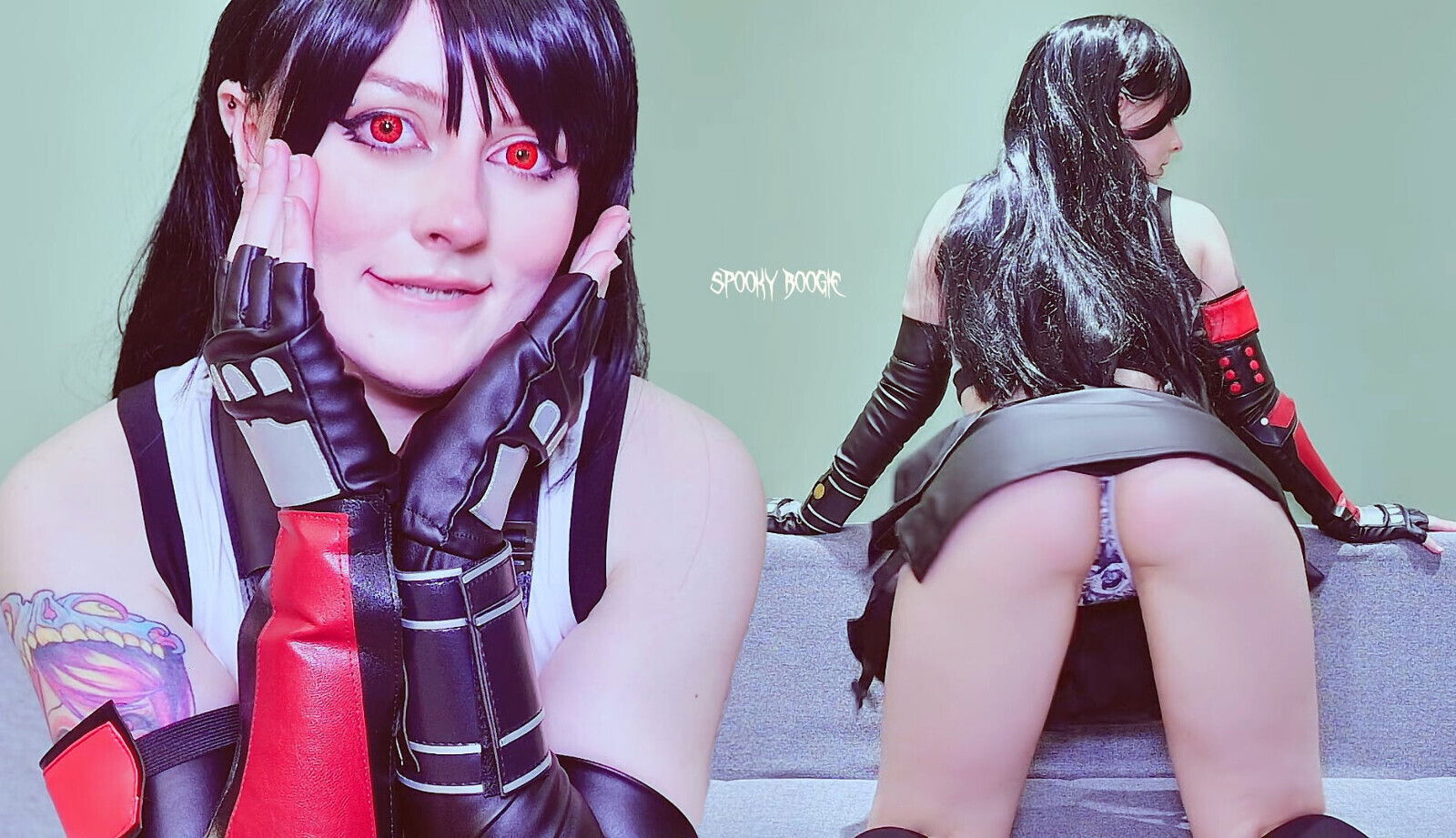 FEMDOM Tifa Lockhart ruined your orgasm only you'll wedgie yourself