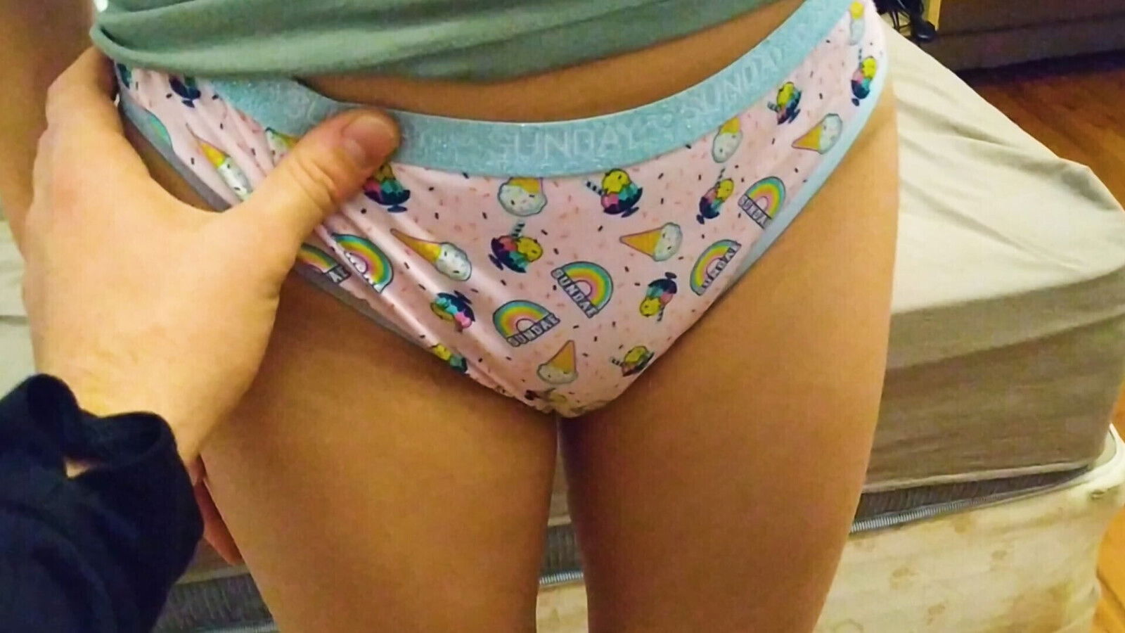 TRIPLE Step Brother CUMS INSIDE PUSSY