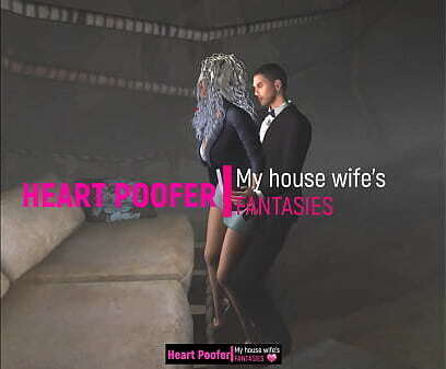 Sneaking behind theater stage