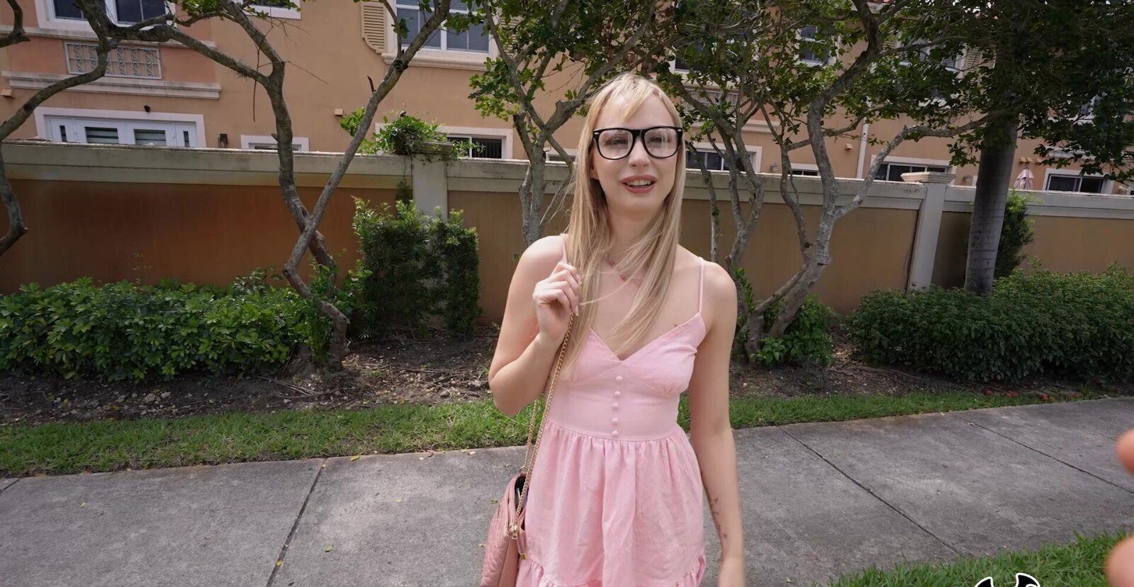 Smooth fucking with amateur blonde stranger Stella Chiyoki