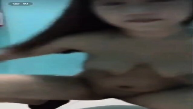 Indonesian Young MILF Showing Body During Live Stream (Compilation)