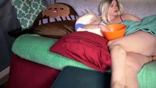 TabithaXXX Movie Night Turns Naughty