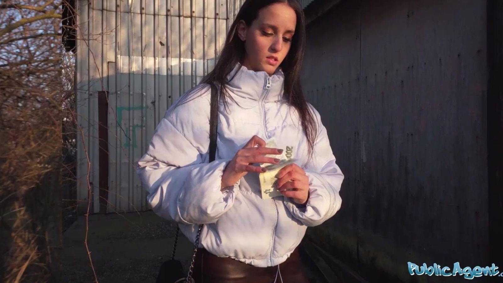 Public Agent gets pussy fucked after public money