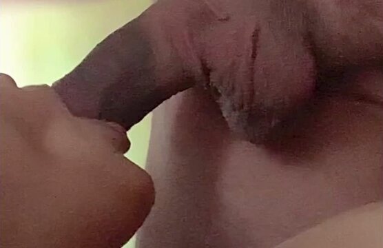 Stuffing his big fat cock in my mouth