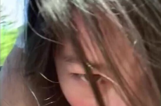 Sucking daddy’s hard COCK whole he drives