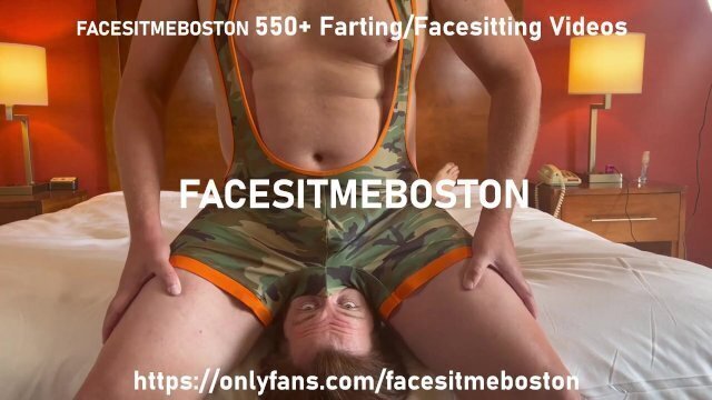 slams hole down face. falls backward putting full weight throat