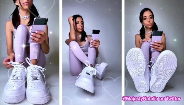 FEMDOM FINDOM Fantasy: Paypig Sneaker Fetish Goon Paypig Feet Soles Petite Teen Domme Cute
