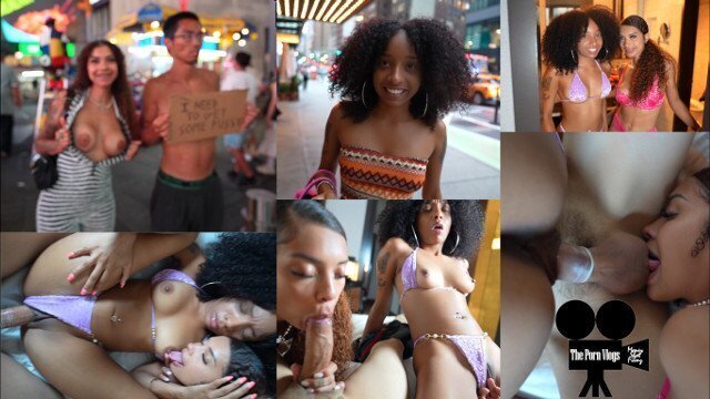 Tiny Ebony Teen Tried Couple Then Fucked Porn Vlog