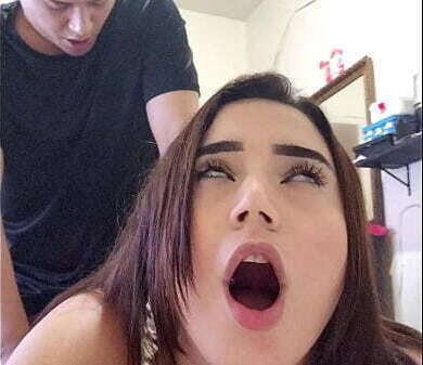 Novinha Cachorra Levando Grande Quatro Cuzinho Pedindo Chamada Puta Vadia!