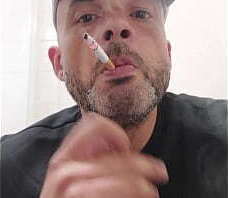 Luke kharma smoking on the toilet