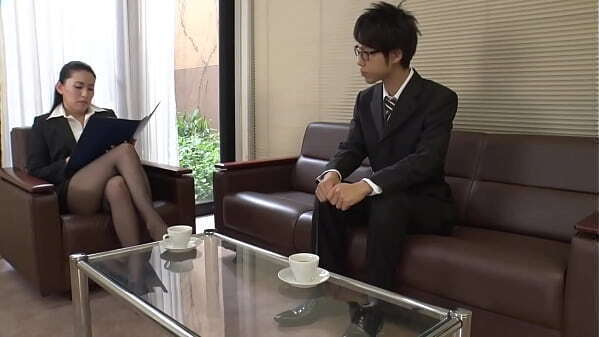 Reversed Sexual Harassment Busty Office Lady