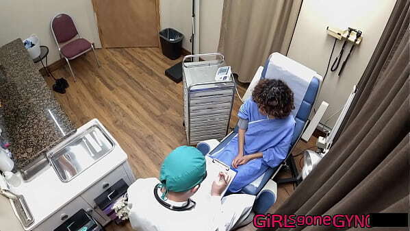 Curly Cutie Brooklyn Rossi Gets Gyno Exam From Doctor Tampa Courtesy GirlsGoneGynoCom