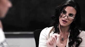 Stepmom teacher watch while son fucks student