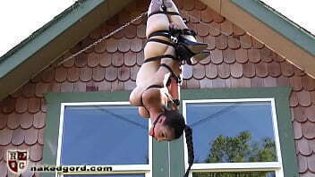 Ballgagged Dangling Slave