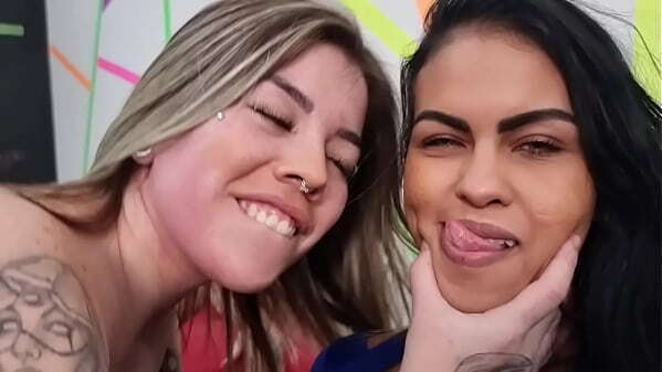 Girls prank their little toys