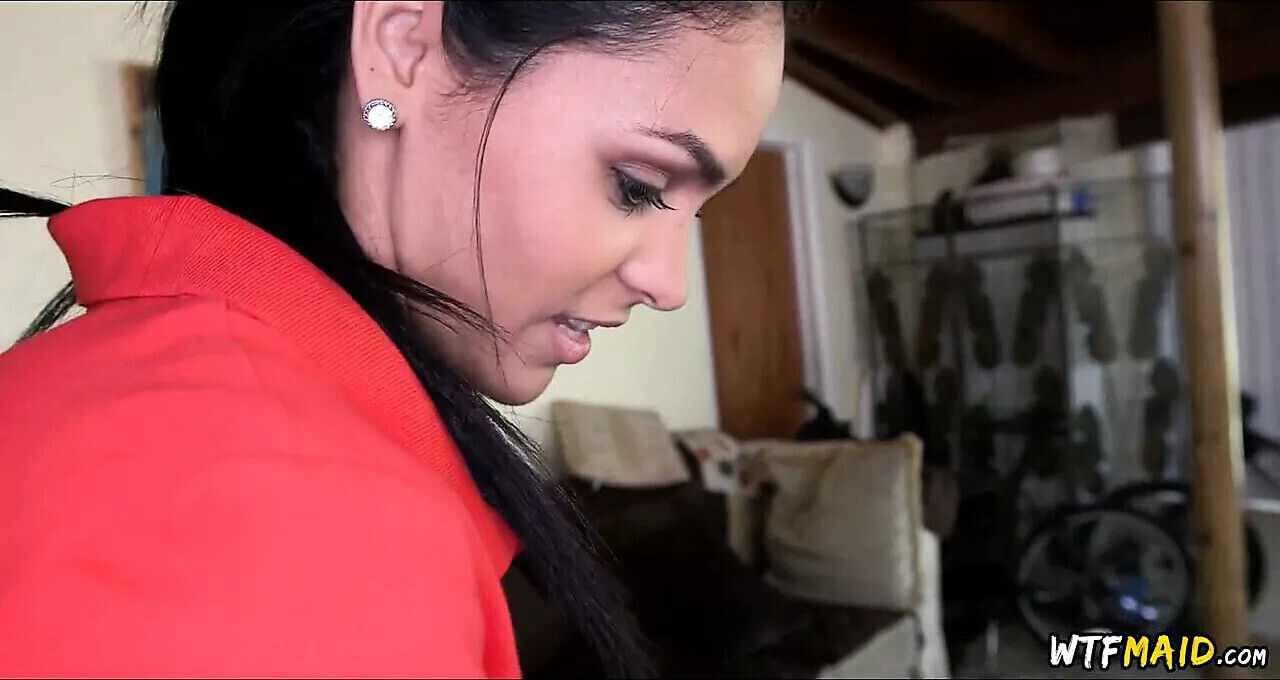 Pretty maid with nice rack