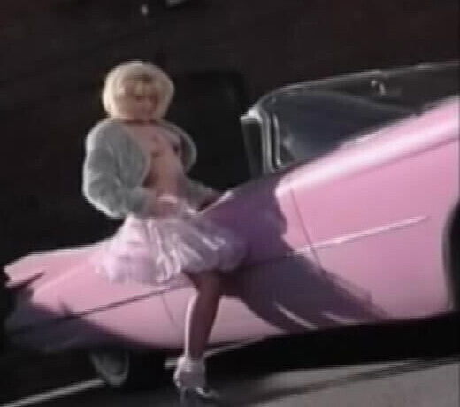 Frilly socks slut in petticoat