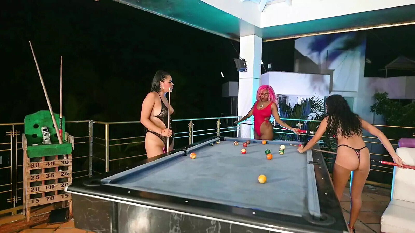 play billiards then suck pussy table GGmansion