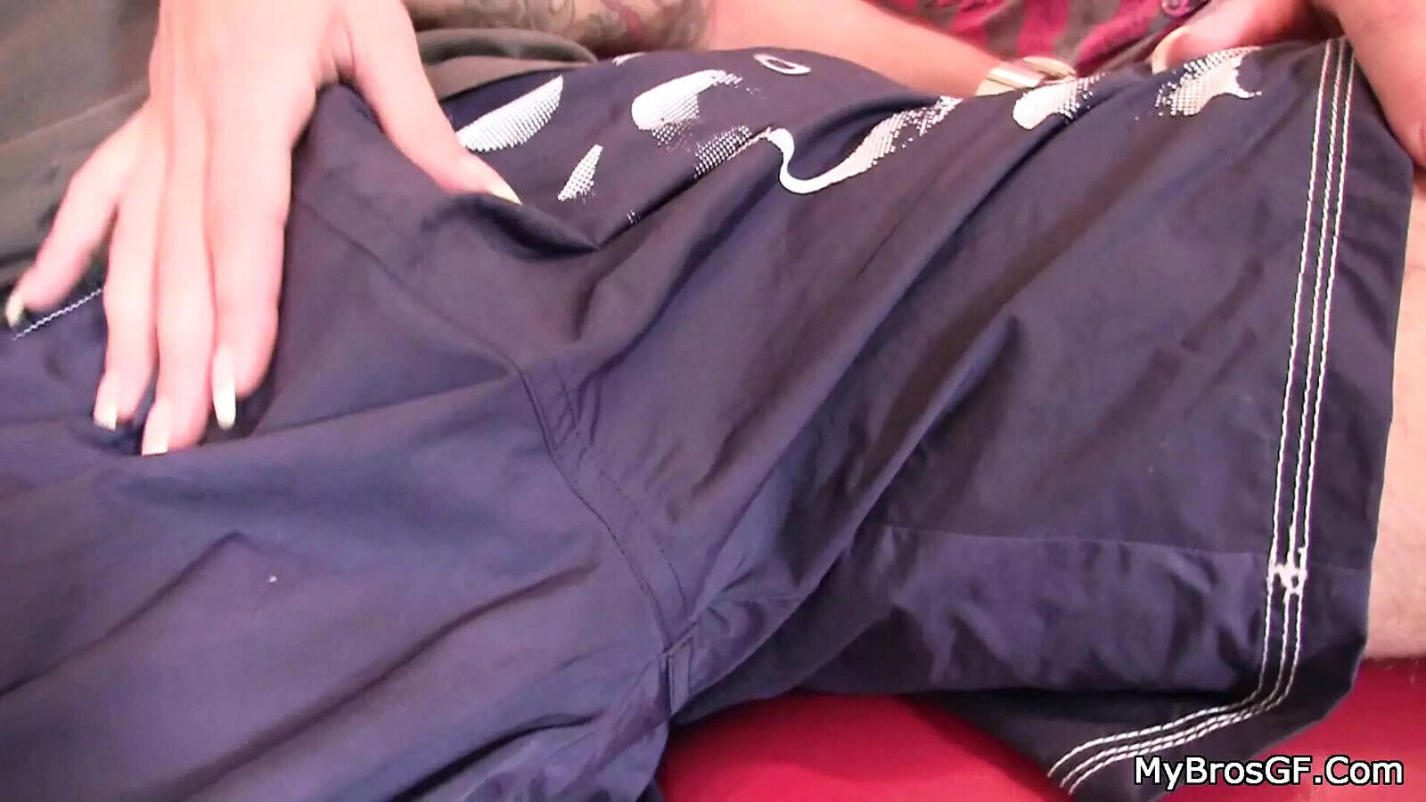 Slutty blonde teen found jumping bros dick