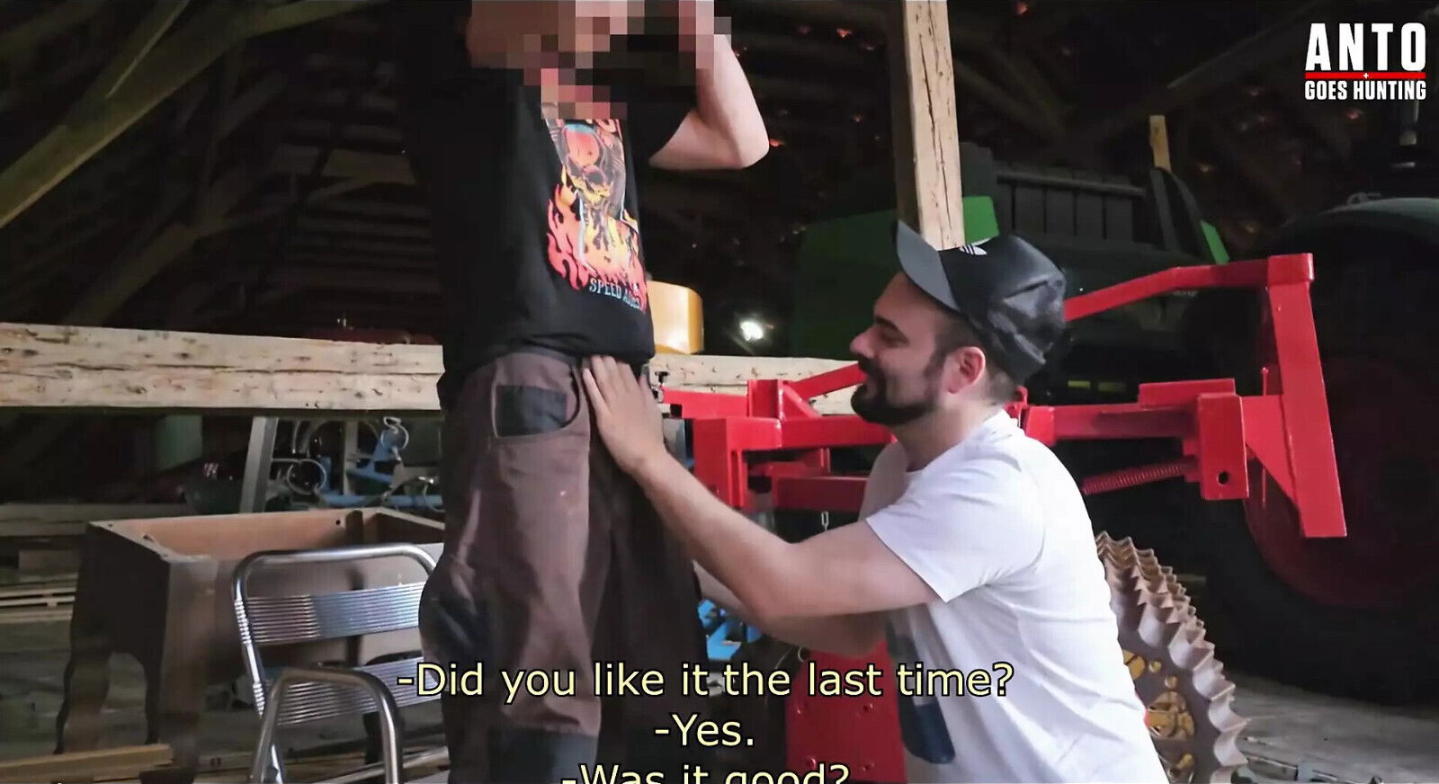 Straight Married Farmer Convinced Visit