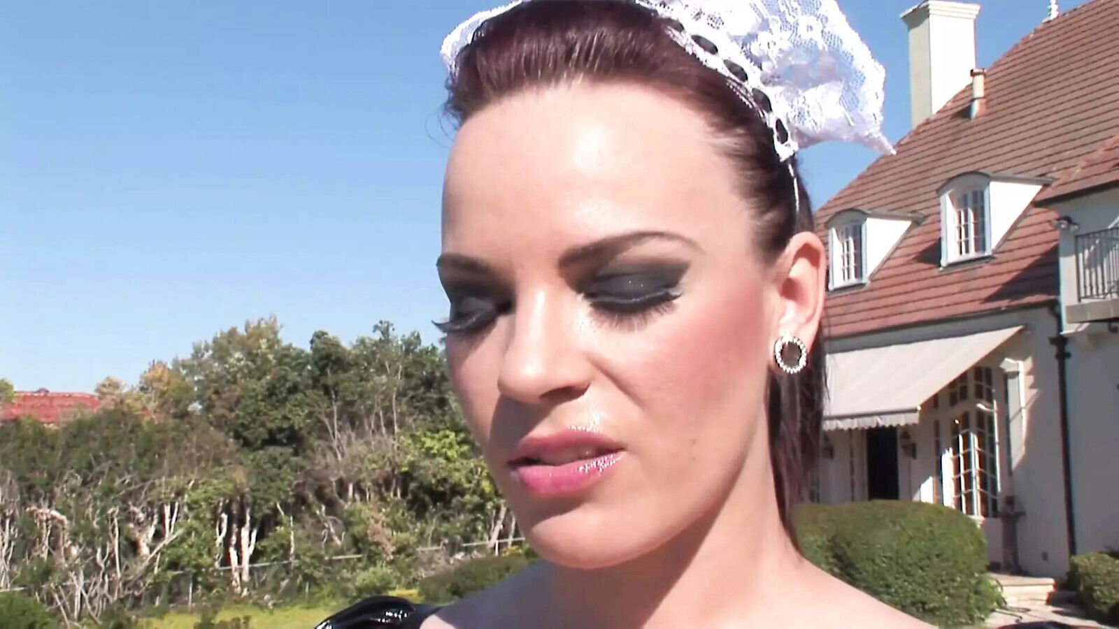 Dirty maid blonde bitch