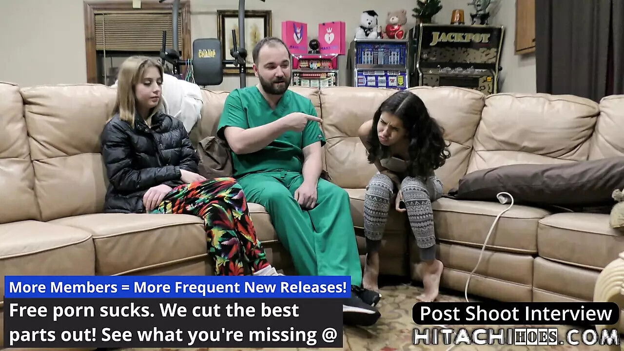 Become Doctor-Tampa, Give Freshman Daisy Bean Hitachi Orgasms During Student Physical With Nurse Nicole's Help!