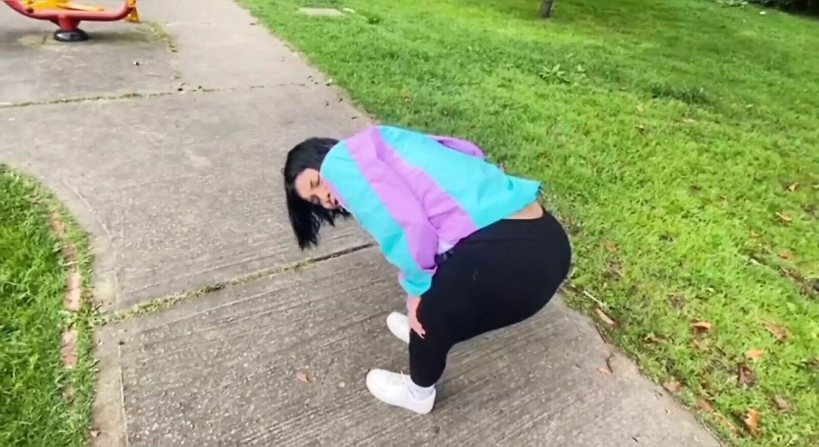 Fuck Stranger Street Exercising (Athene Samael Eros_08)