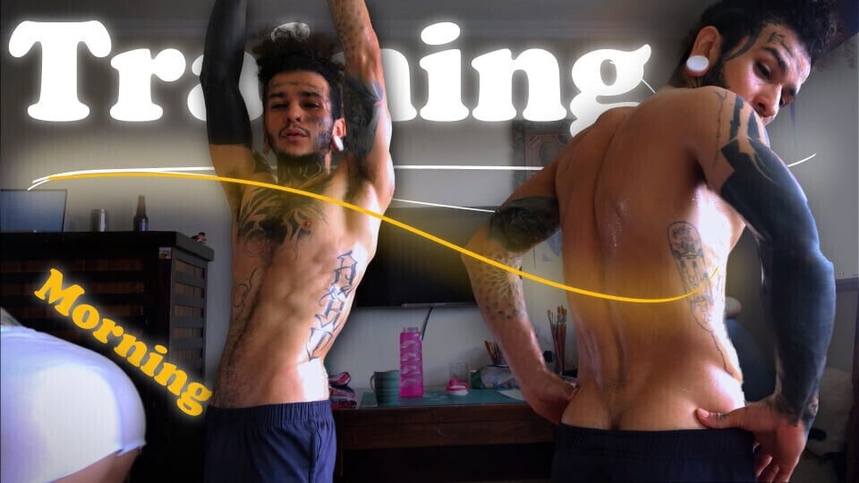 Training routine with horny stepmother