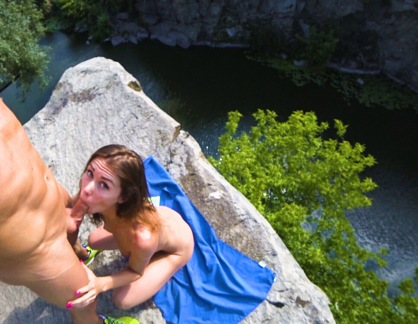 WILD PUBLIC FUCKING CLIFF CANYON. BANDINI