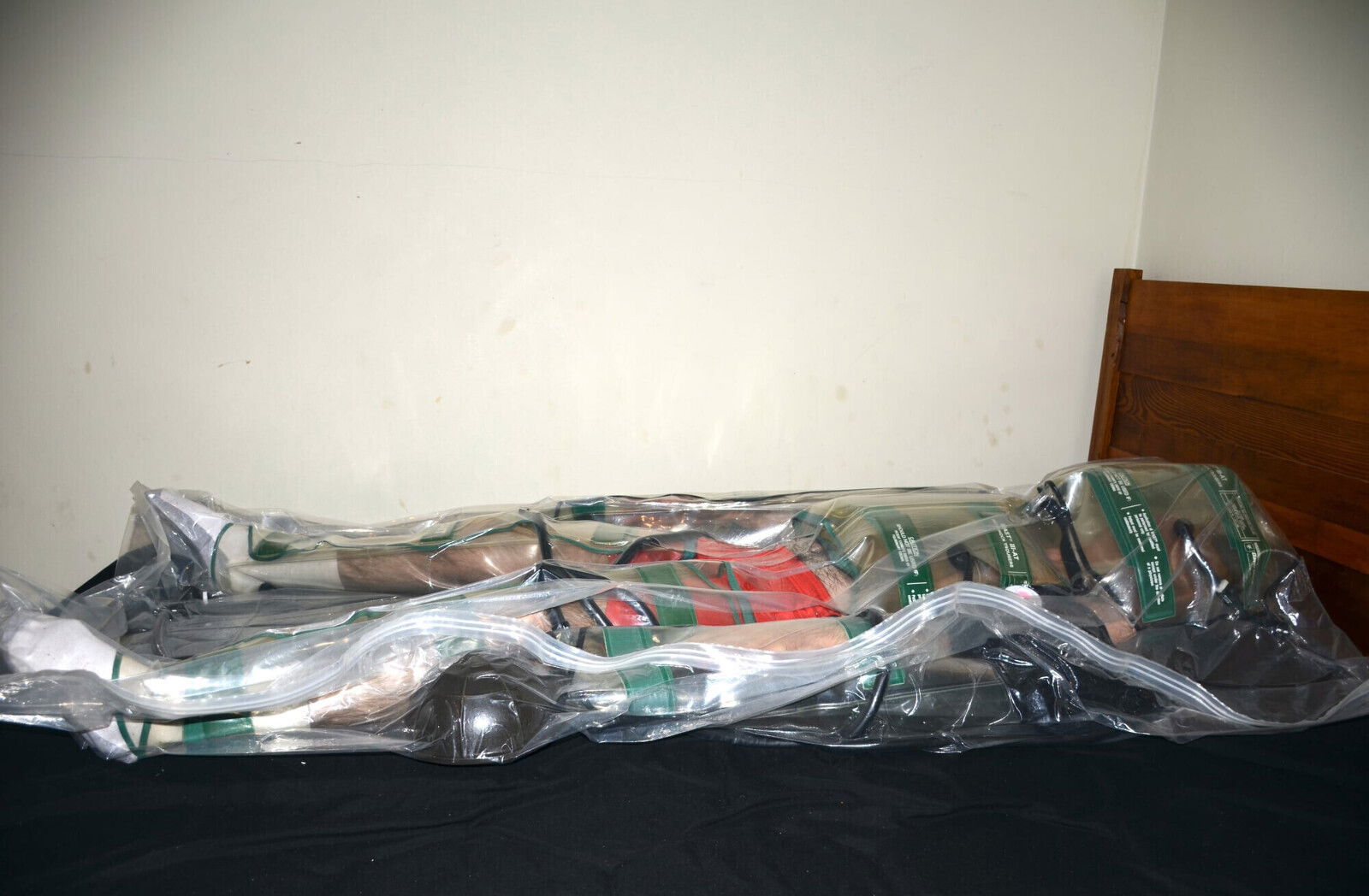 VacPacked with inflatable MAST Trousers