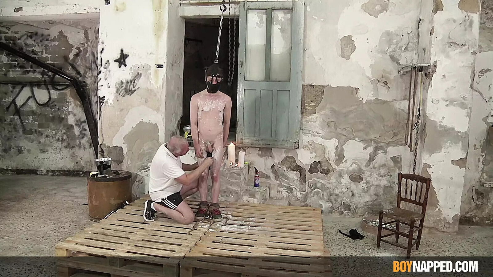 Sebastian Kane torments adorable twink Alex Faux