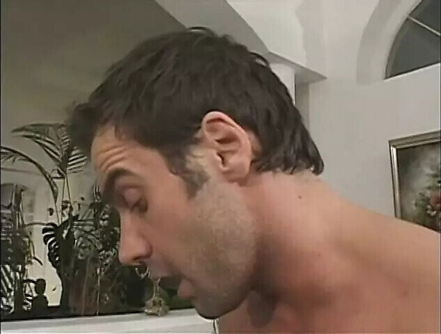 Teens gobbles dick blue couch