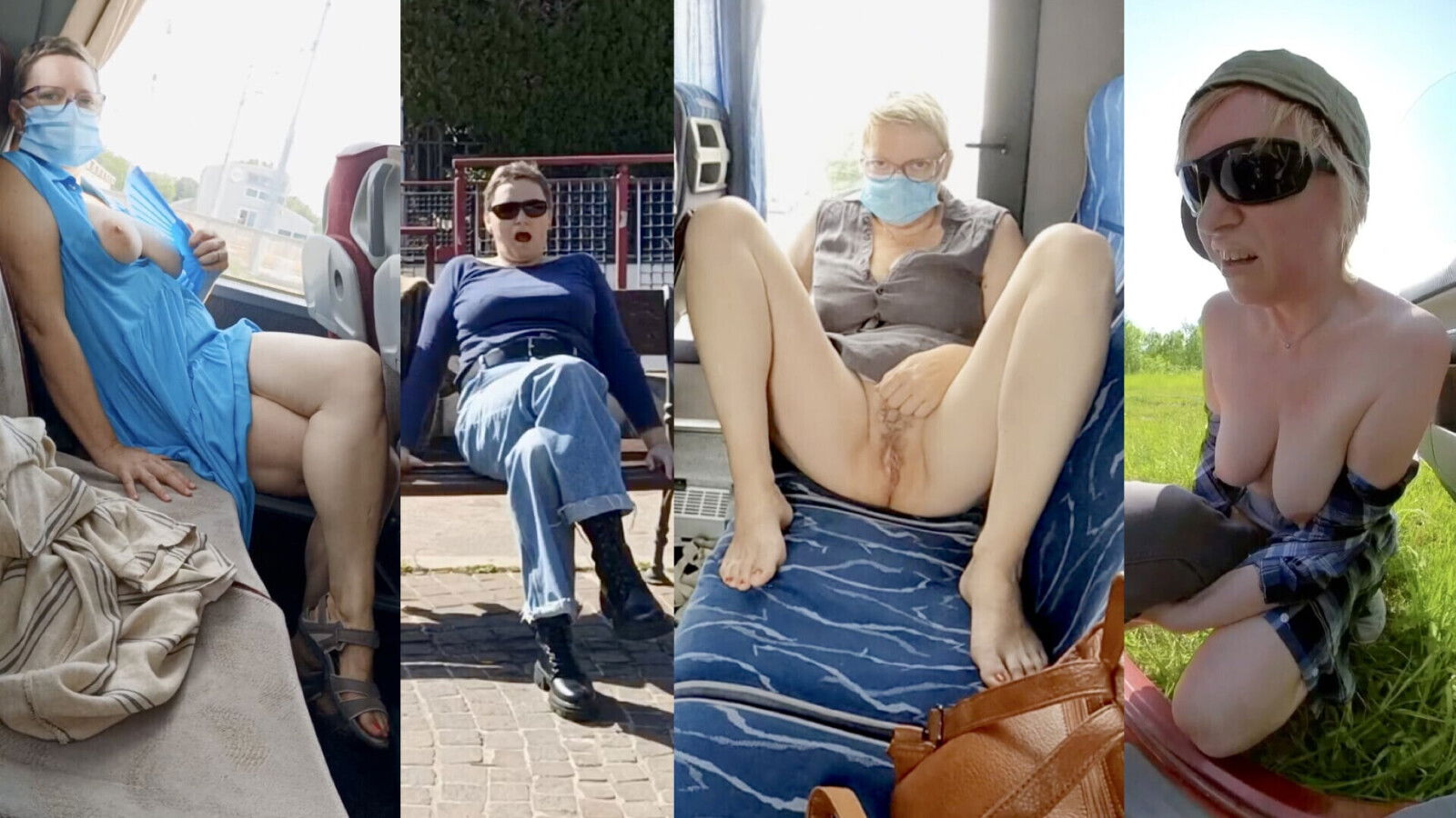 Public crossed legs orgasm compilation (part