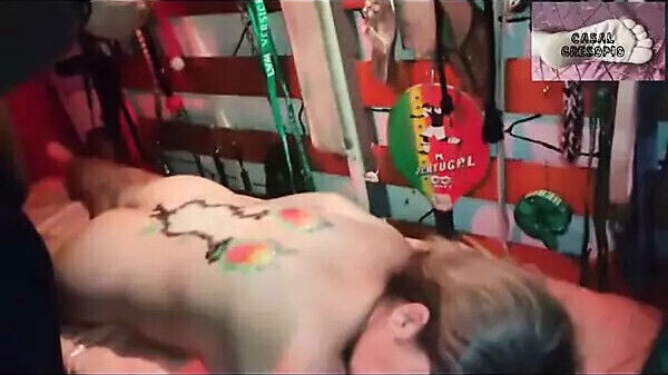 Gresopio Couple Waxplay Open House's BDSM Room