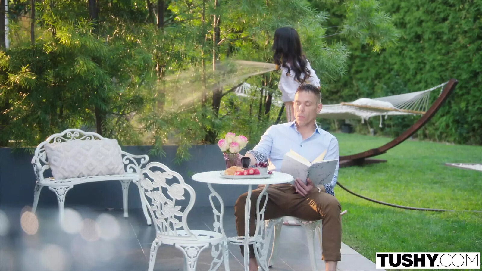 TUSHY Petite cutie Sawyer loves gape older