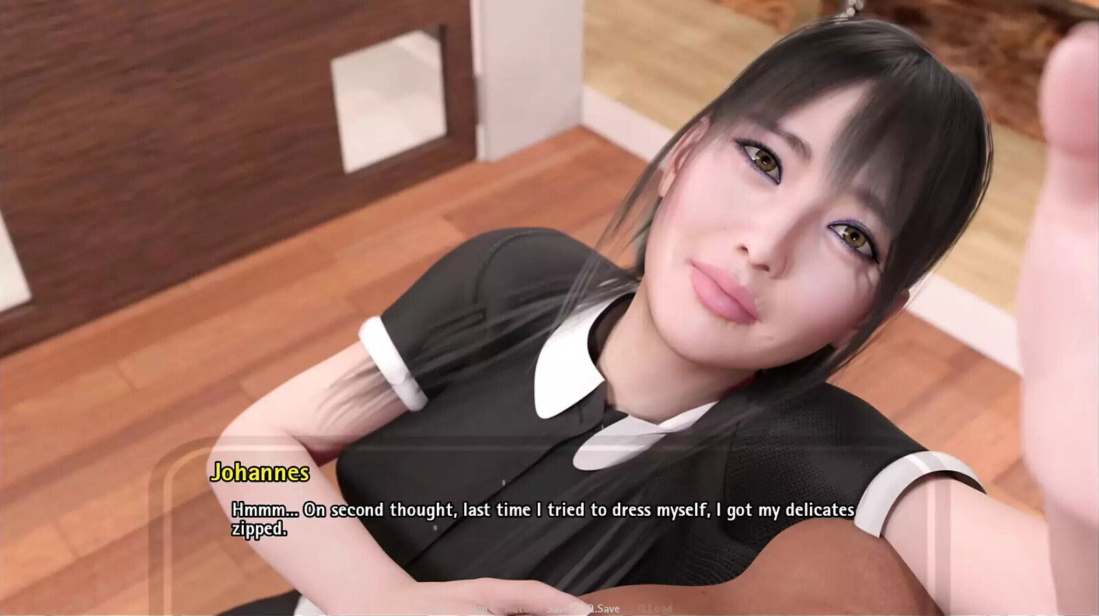 Grandmas house Johannes Shizuka took shower together Johannes helped Jamila take shower Allison Amelia