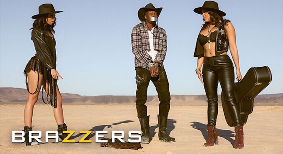 Naughty Girls Luna Star Alexis Compete Riding Their Lucky Partner's BRAZZERS