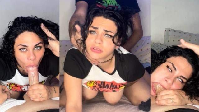 Le mec a ma collègue me baise la gorge et m’inonde de sperme (teazer)