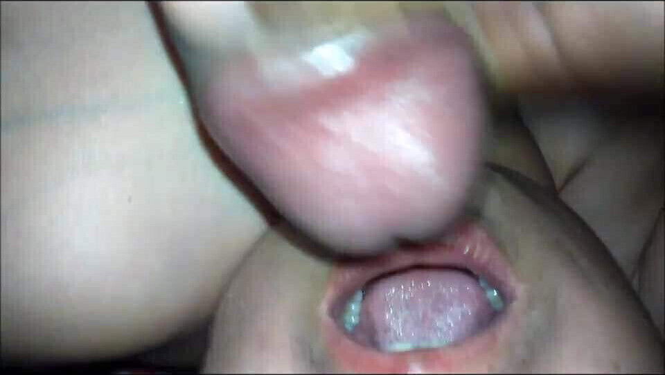 Once again cum-shot wife's mouth.......