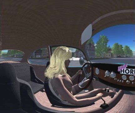 Horizon: Joanna Cranking Stalling Beetle While Driving Naked