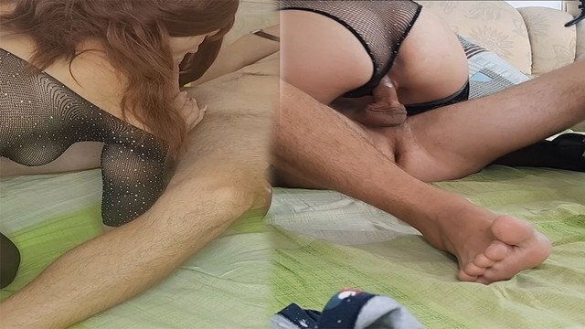 Redhead wife cheating with work colleague