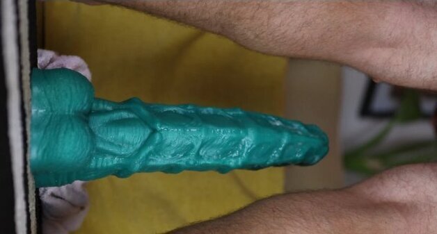 Massive MrHankeys Seahorse Dildo Gaping