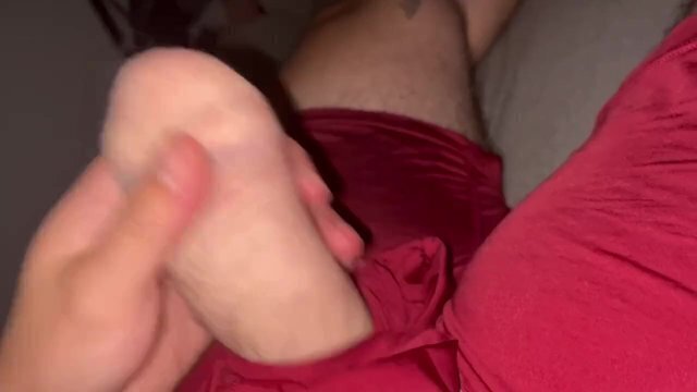ALMOST CAUGHT JACKING NEXT TIRED FRIEND CUMSHOT (FTM)